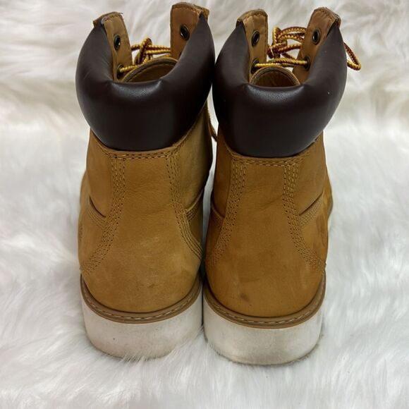Keeley Field Timberland Lace Up Wheat Nubuck Boots A18 - Picture 6 of 12